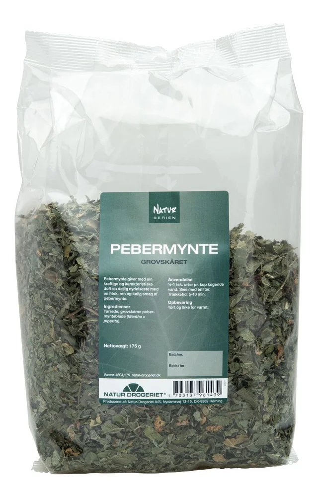 Natur-Drogeriet Peppermynteblad – 175 g v:4841543 Natur-Drogeriet Peppermynteblad – 175 g v:4841543