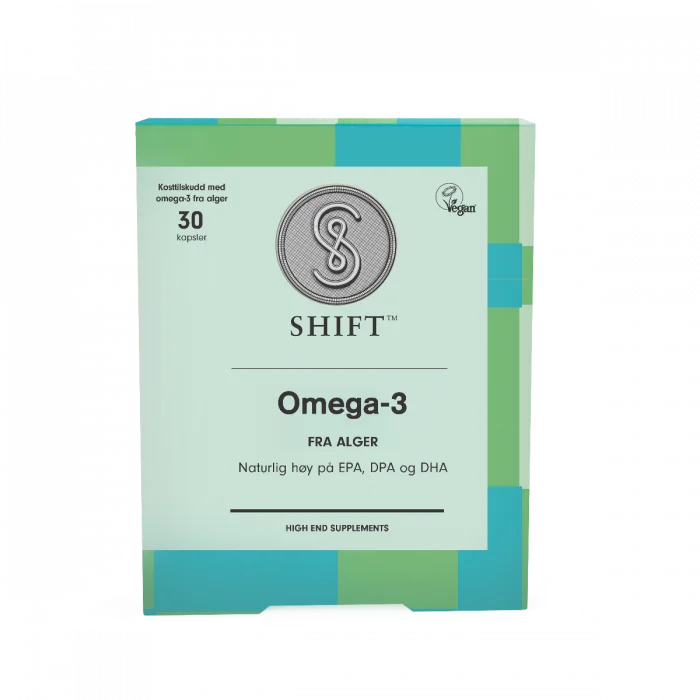 SHIFT Vegansk Omega-3 kapsler 30 stk v:7048230