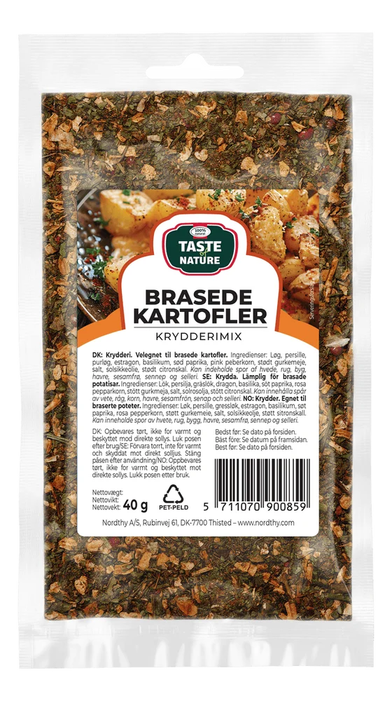 Taste of Nature Braiserte poteter kryddermiks – 40 g. v:7567220