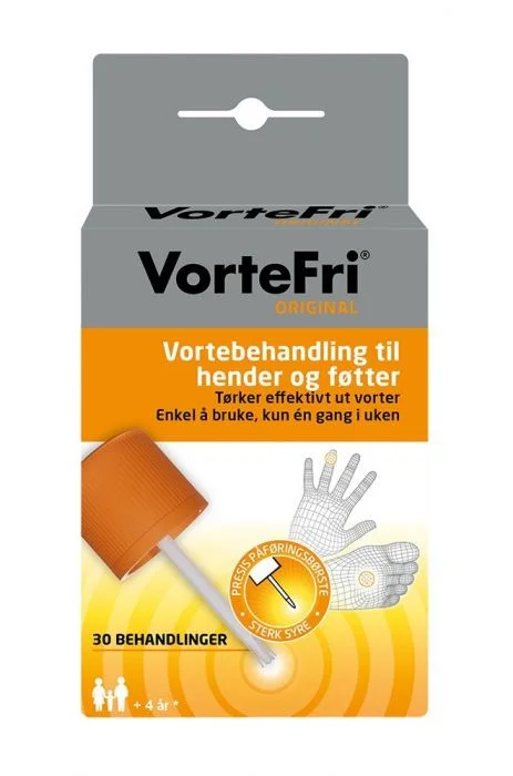 VorteFri Original oppløsning 5 ml – skånsom behandling av vorter v:2652922 VorteFri Original oppløsning 5 ml – skånsom behandling av vorter v:2652922