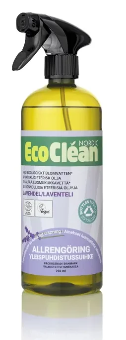 EcoClean Universal Rengjøringspray Lavendel 750 ml v:4584003 EcoClean Universal Rengjøringspray Lavendel 750 ml v:4584003