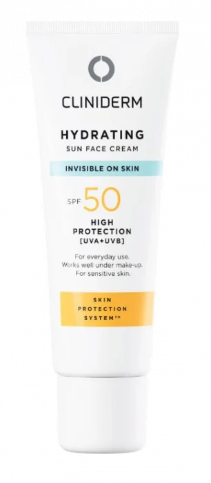 Cliniderm Hydrating Sun Face Cream SPF50 40 ml v:7868038 Cliniderm Hydrating Sun Face Cream SPF50 40 ml v:7868038