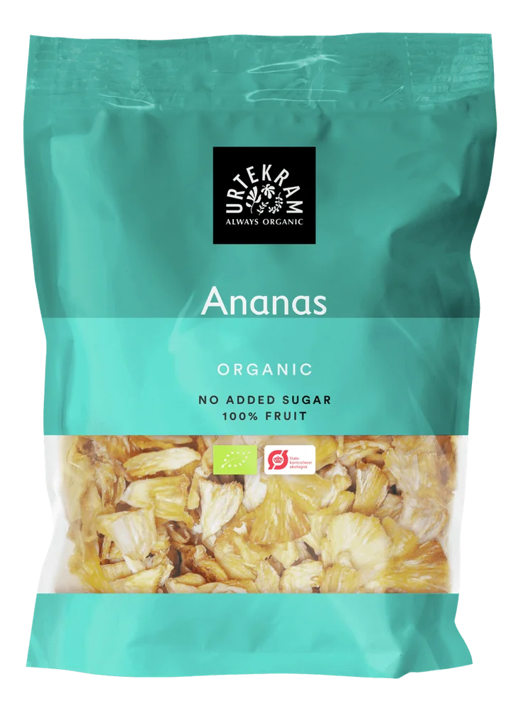 Urtekram Food Tørket Ananas Ø - 70 g. v:2353229