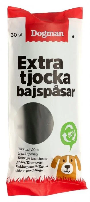 Dogman Hundeposer ekstra tykke 30p Svart v:4665837 Dogman Hundeposer ekstra tykke 30p Svart v:4665837