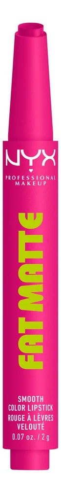 NYX Professional Makeup Fat Matte Slick Click Lip Balm - 13 Fluffy Fuchsia - 2 g. v:6904944