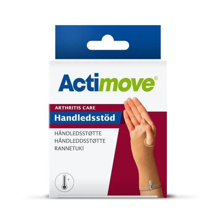 Actimove Arthritis Care håndleddstøtte str M beige 1 stk v:1408625 Actimove Arthritis Care håndleddstøtte str M beige 1 stk v:1408625