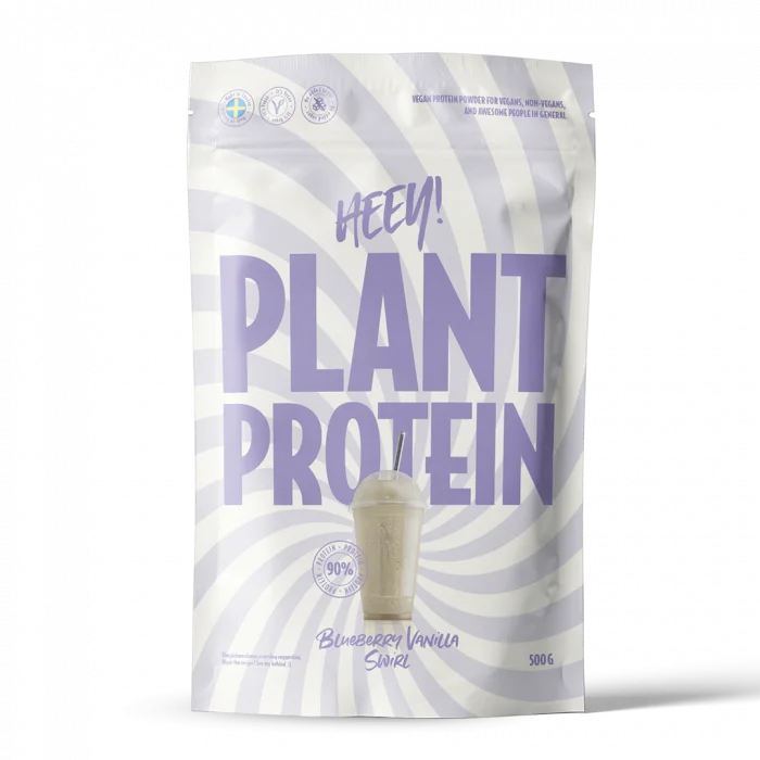 Heey! Vegansk Protein Blåbær Vanilje 500 g v:1218151 Heey! Vegansk Protein Blåbær Vanilje 500 g v:1218151