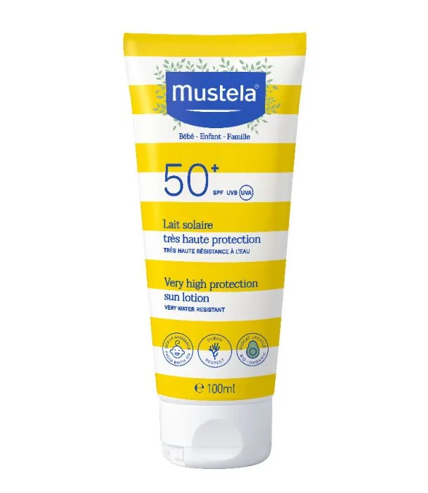Mustela Very High Protection Sun Lotion SPF 50+ 100 ml v:5373130 Mustela Very High Protection Sun Lotion SPF 50+ 100 ml v:5373130