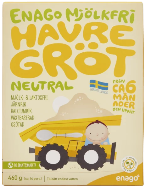 Enago havregrøt melkefri natruell 460 g v:5410884 Enago havregrøt melkefri natruell 460 g v:5410884