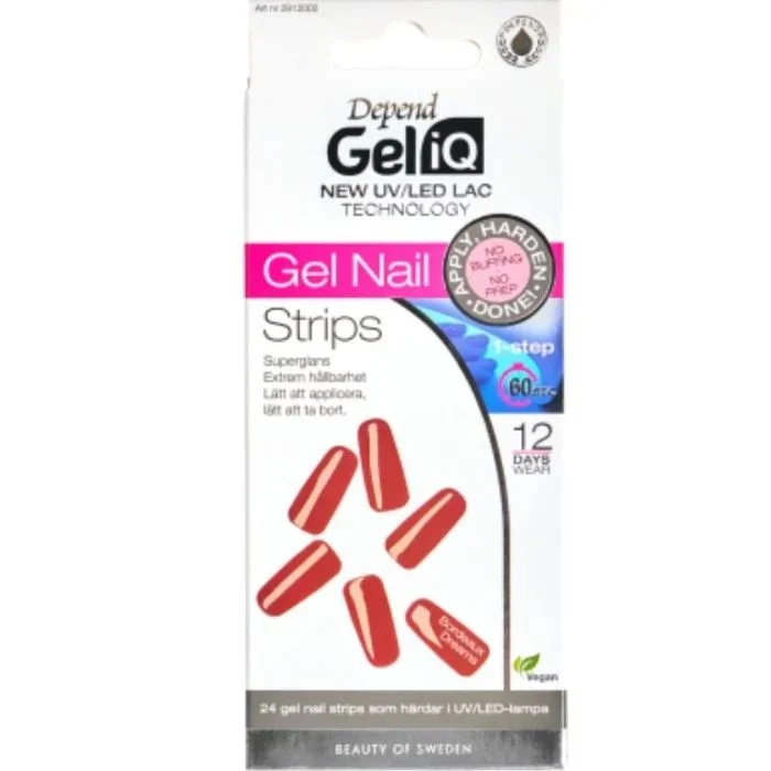 Depend Gel iQ Gel Nail Strips Semi Cured no 2 v:3374594 Depend Gel iQ Gel Nail Strips Semi Cured no 2 v:3374594