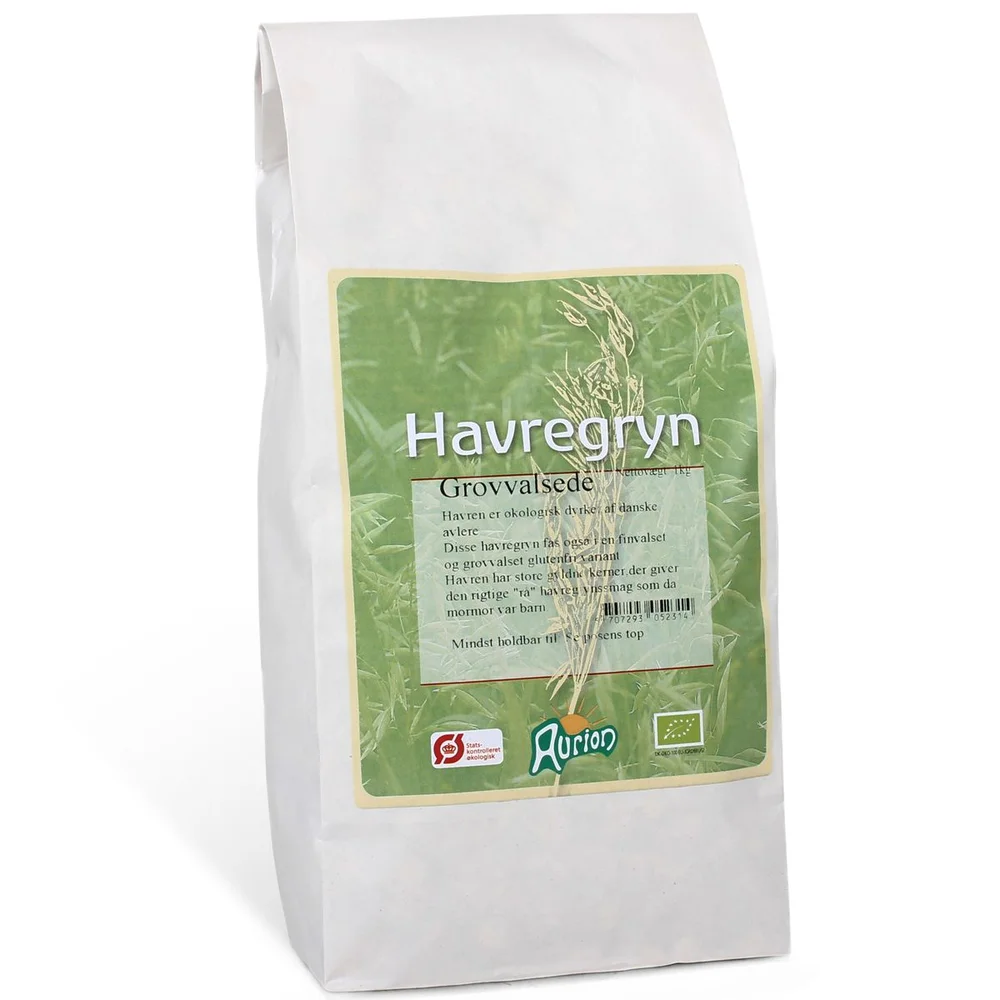 Aurion Glutenfri Havregryn – Grove – 1000 g v:9276239 Aurion Glutenfri Havregryn – Grove – 1000 g v:9276239