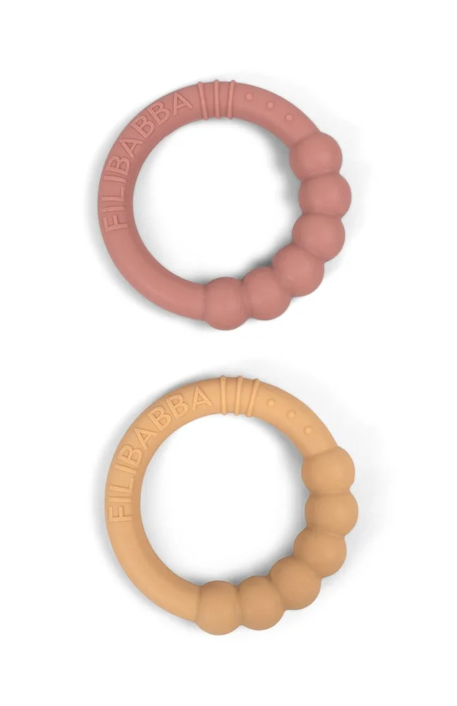 Filibabba Silikon bitering 2-pk – Vintage Rose v:6569459 Filibabba Silikon bitering 2-pk – Vintage Rose v:6569459