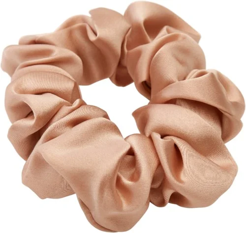 Lenoites Mulberry Silk Scrunchie Rose Gold v:8132516 Lenoites Mulberry Silk Scrunchie Rose Gold v:8132516