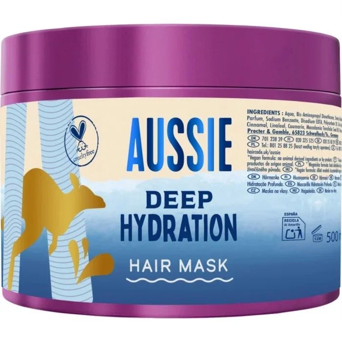 Aussie Deeep Moisture Hårkur 500 ml v:1723180 Aussie Deeep Moisture Hårkur 500 ml v:1723180