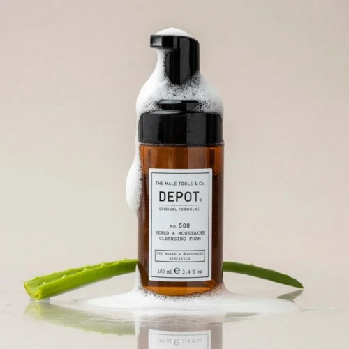DEPOT MALE TOOLS No. 508 Cleansing Beard & Moustache Foam 100 ml v:1899790 DEPOT MALE TOOLS No. 508 Cleansing Beard & Moustache Foam 100 ml v:1899790