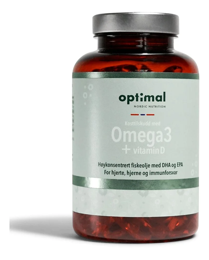 Optimal Nordic Nutrition Omega 3 + Vitamin D kapsler – 120 stk. v:1012917 Optimal Nordic Nutrition Omega 3 + Vitamin D kapsler – 120 stk. v:1012917
