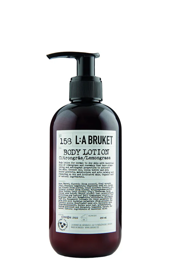 158 Body Lotion Lemongrass 240 ml – L:A BRUKET v:4215950