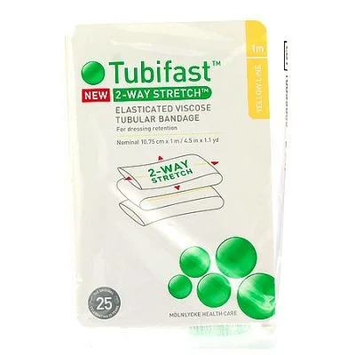 Tubifast 2-way stretch gul 10,75cm x1m v:5388427