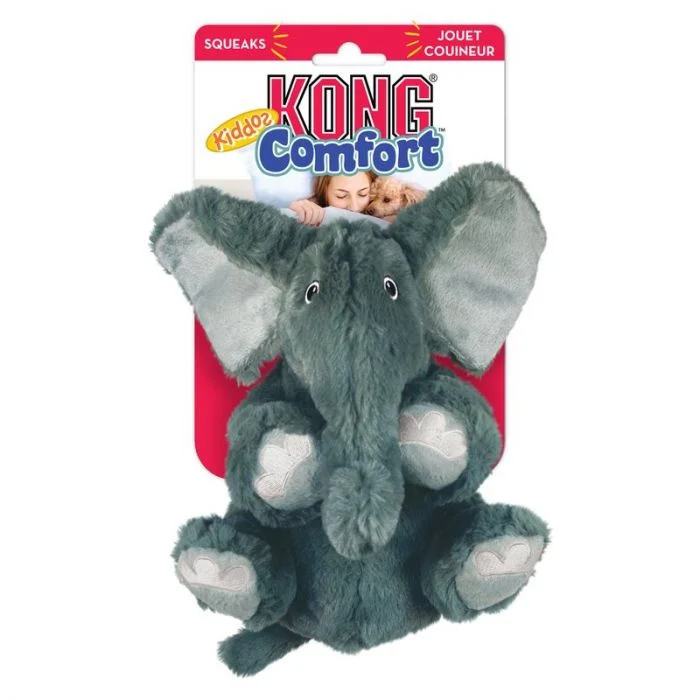 KONG Comfort Kiddos Elephant Hundeleke Grå S v:2547310