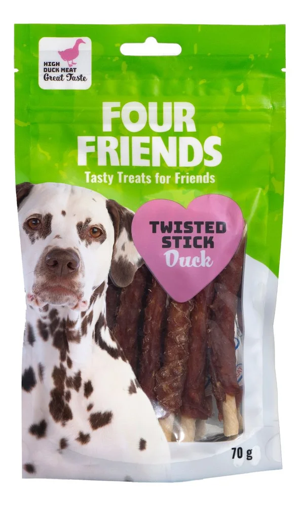 FourFriends Twisted Stick Duck 12,5 cm – 7 stk. v:6179446 FourFriends Twisted Stick Duck 12,5 cm – 7 stk. v:6179446