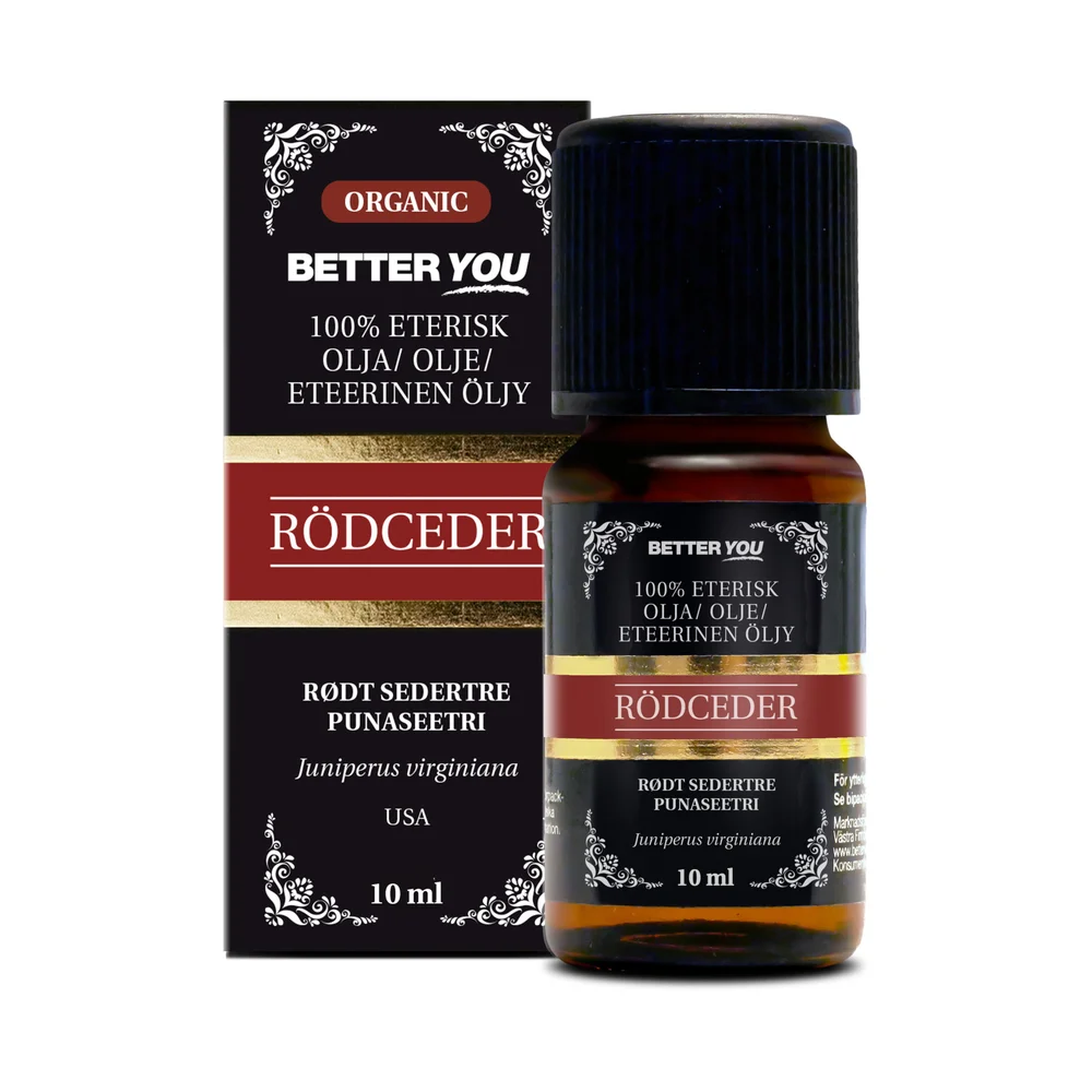 Rödcederolja Eko Eterisk 10 ml – Better You v:2892751 Rödcederolja Eko Eterisk 10 ml – Better You v:2892751