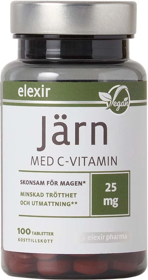 Elexir Pharma Järn med C-vitamin 100 stk v:5128467 Elexir Pharma Järn med C-vitamin 100 stk v:5128467