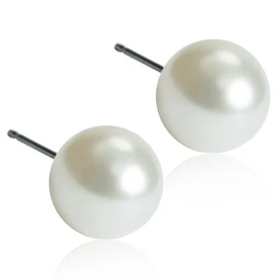 Blomdahl White Pearl Vit 6 mm v:9443002
