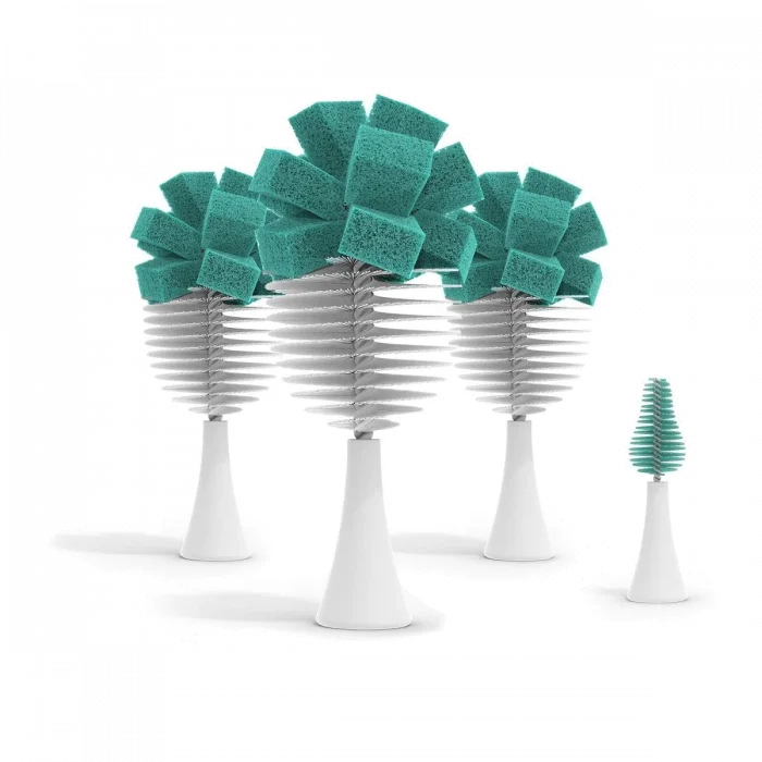 Nanobébé Flexy 4stk utbyttbare børstehoder turkis 4 pk v:2406857 Nanobébé Flexy 4stk utbyttbare børstehoder turkis 4 pk v:2406857