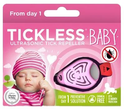 Tickless Baby elektronisk flåttjager rosa 1 stk v:1102658