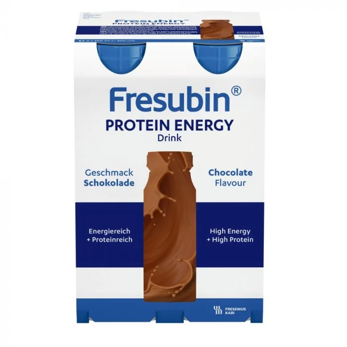 Fresubin protein energy drink sjokolade 4×200 ml v:1070003 Fresubin protein energy drink sjokolade 4×200 ml v:1070003