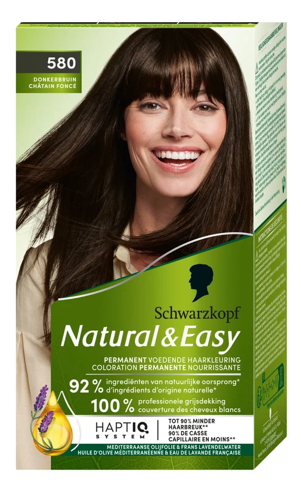 Schwarzkopf Natural & Easy 580 Mørk Fløyelsbrun v:9892482