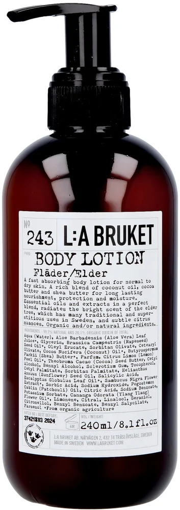 L:a Bruket 243 Bodylotion Fläder 240 ml v:3929920