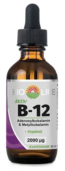 Bio-Life flytende B12 60 ml v:1411178 Bio-Life flytende B12 60 ml v:1411178