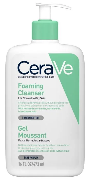 CeraVe Foaming Cleanser 473 ml – skånsom rens for fet hud v:1626462 CeraVe Foaming Cleanser 473 ml – skånsom rens for fet hud v:1626462