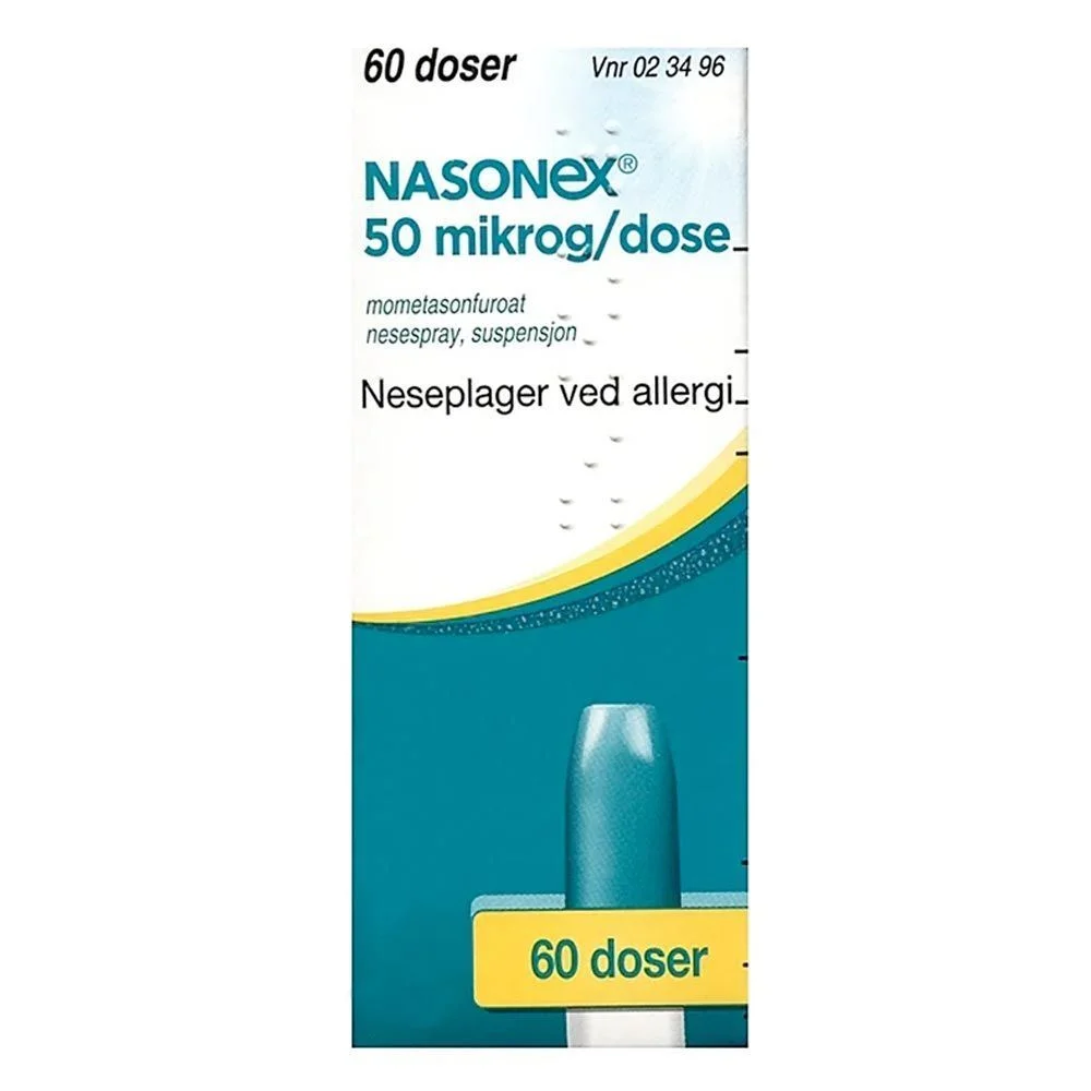 Nasonex nesespray 50 mcg – 60 doser v:9597913 Nasonex nesespray 50 mcg – 60 doser v:9597913