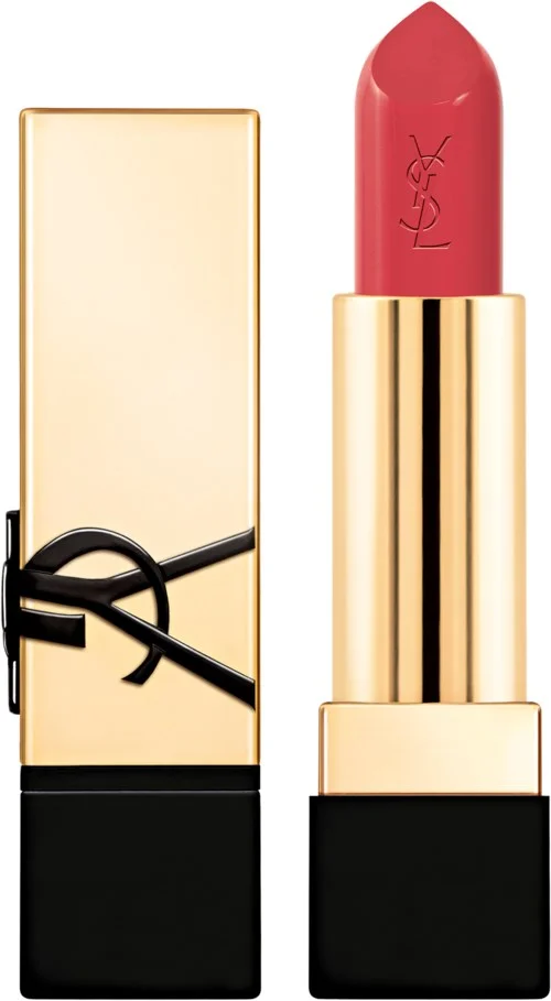 Yves Saint Laurent Rouge Pur Couture Pure Color-In-Care Satin Lipstick R10 Effortless Vermillion v:5719437 Yves Saint Laurent Rouge Pur Couture Pure Color-In-Care Satin Lipstick R10 Effortless Vermillion v:5719437