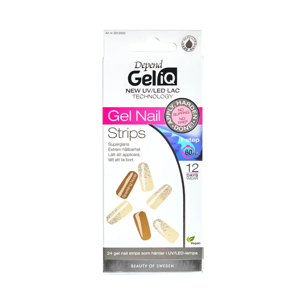 Gel iQ Gel Nail Strips Semi Cured 003 Sparkling Nude – Depend v:3862320 Gel iQ Gel Nail Strips Semi Cured 003 Sparkling Nude – Depend v:3862320
