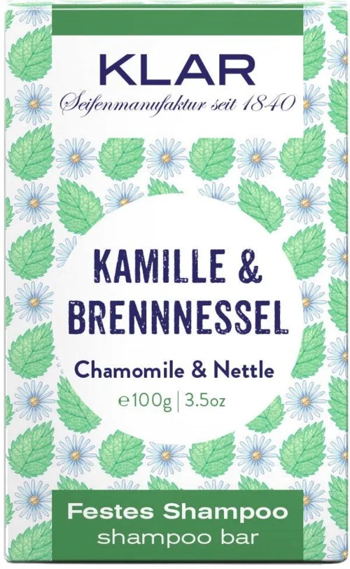 Klar Seifen Chamomile & Nettle Shampoo Bar 100 g v:6666382 Klar Seifen Chamomile & Nettle Shampoo Bar 100 g v:6666382