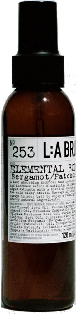 L:a Bruket Elemental Body oil Bergamot/Patchouli 120 ml v:7989493