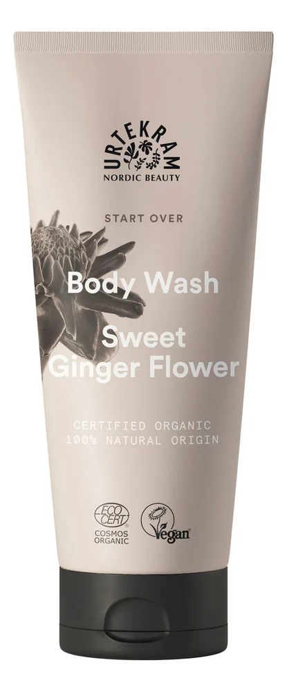 Urtekram Beauty Sweet Ginger Flower Body Wash - 200 ml. v:3152351