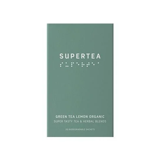 Teministeriet Supertea Green Tea Lemon Organic - 20 poser v:3323259