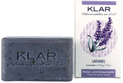 Klar Seifen Scrub Soap - Lavender 100 g v:6024326