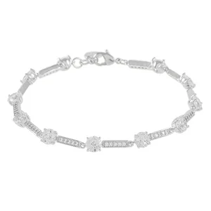 SNÖ of Sweden Chicago Bracelet Silver/Clear Onesize v:8128718 SNÖ of Sweden Chicago Bracelet Silver/Clear Onesize v:8128718