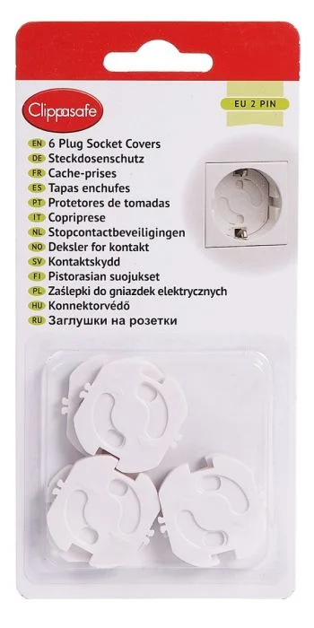 Clippasafe kontaktbeskyttelse 6 stk v:9153178 Clippasafe kontaktbeskyttelse 6 stk v:9153178