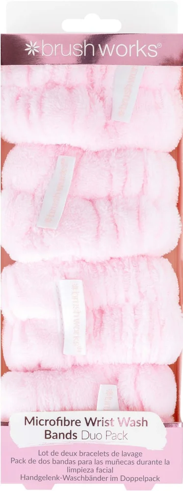 Brushworks Microfibre Wrist Wash Bands 2 pairs v:3712460