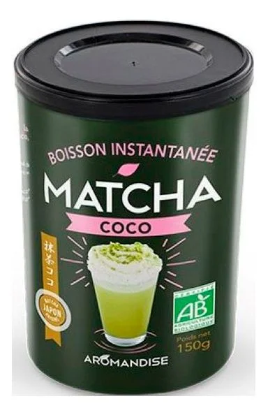 Aromandise Matcha Instant Latte Coco Ø – 150 g. v:2819736 Aromandise Matcha Instant Latte Coco Ø – 150 g. v:2819736