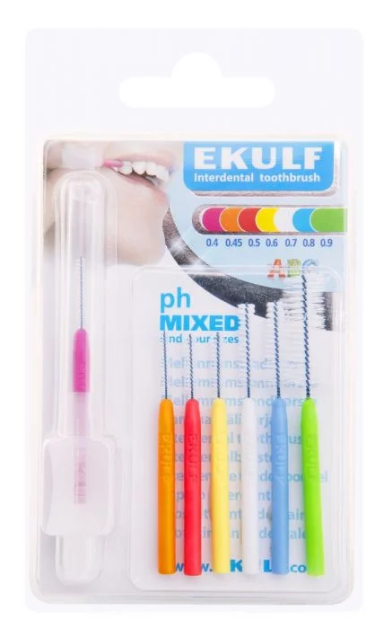 Ekulf mellomrombørste ph mixed 7STK v:9059674 Ekulf mellomrombørste ph mixed 7STK v:9059674