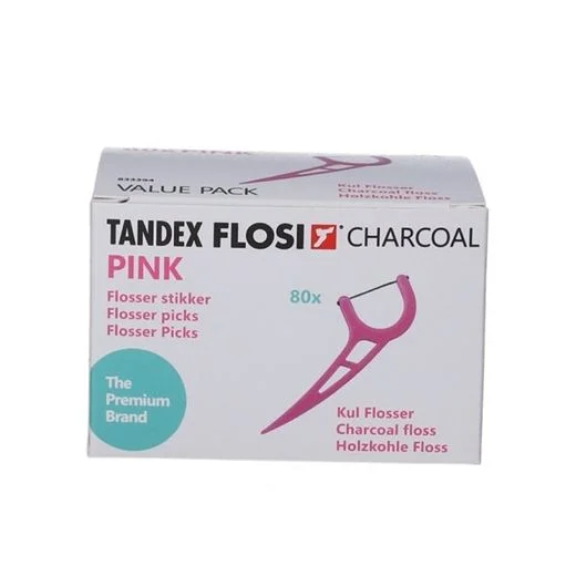 Tandex Flosi Flosser Pink tanntråd – 80 stk. v:6319987 Tandex Flosi Flosser Pink tanntråd – 80 stk. v:6319987