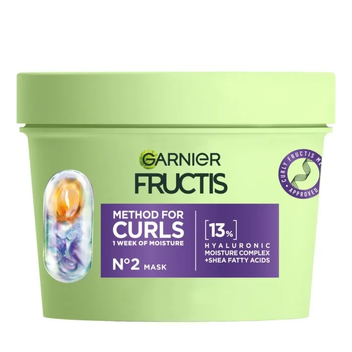 Garnier Fructis Method for Curls Moisturizing Hair Mask For Curly Hair 370ml v:4464512 Garnier Fructis Method for Curls Moisturizing Hair Mask For Curly Hair 370ml v:4464512