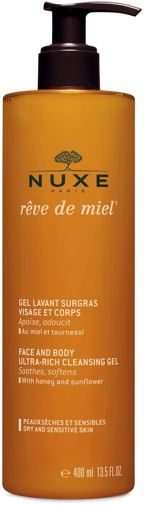 Nuxe rêve de miel Face & Body Ultra Rich Cleansing Gel 400 ml v:3802908